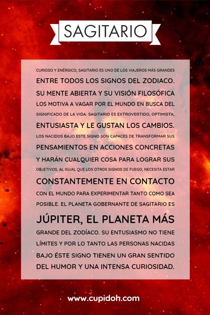 personalidad de Sagitario