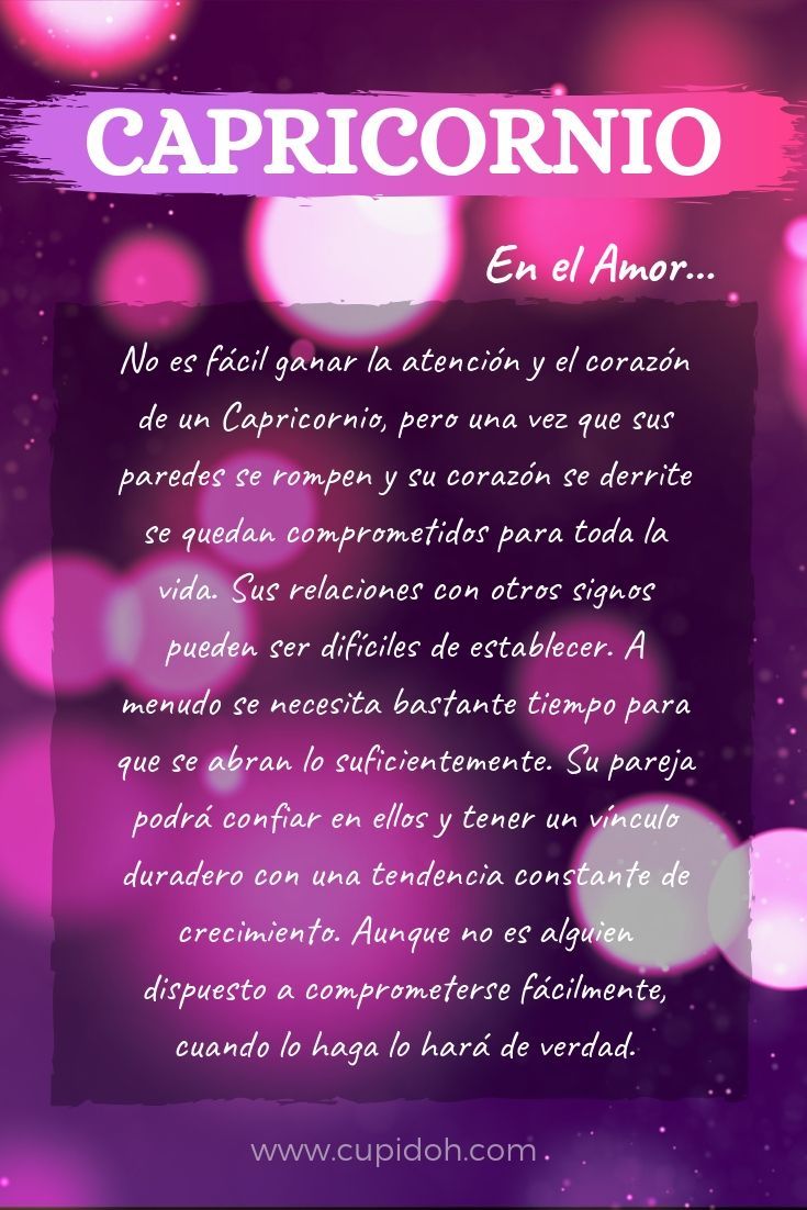 Capricornio en el amor