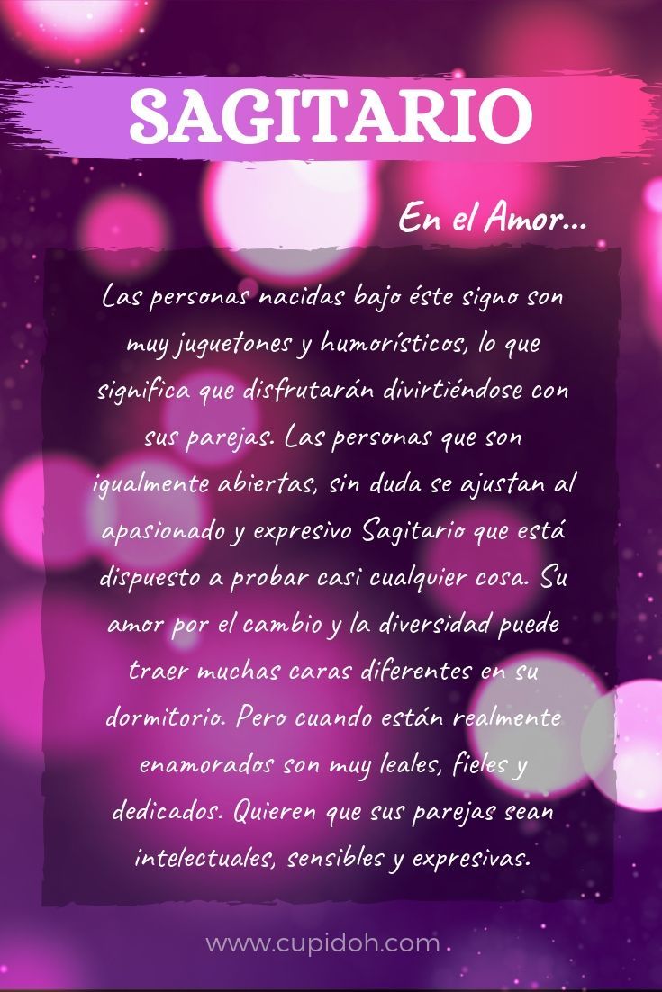 sagitario en el amor