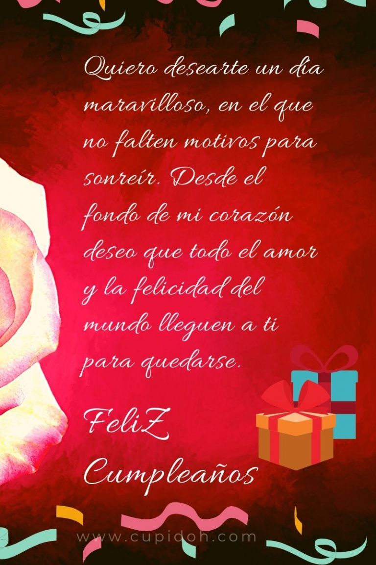 Felicitaciones de cumpleaños bonitas