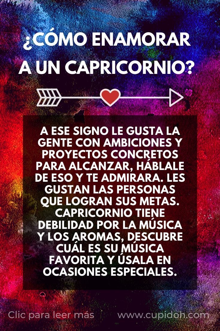 ¿Cómo conquistar a los signos de Tierra? 3 como enamorar a un capricornio